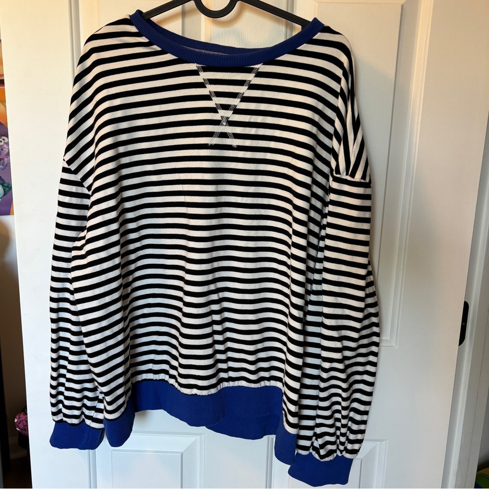free people DUPE sweatshirt!